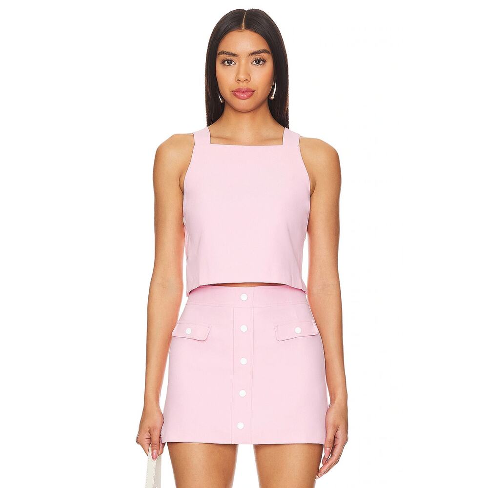 Amanda Uprichard REVOLVE Harley Top in Antique Rose Women's Small Pink Preppy